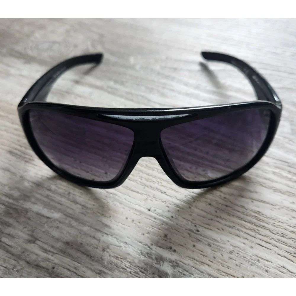 Fratelli Rossetti 4327 Sunglasses Black‎ Acetate Italy Vintage 90s Gradient Lens